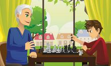 我和爷爷下棋_250字