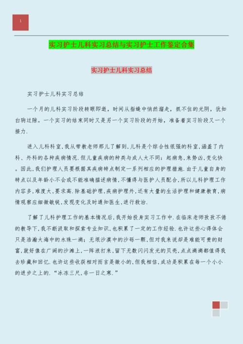 医院护士实习经验四_1200字