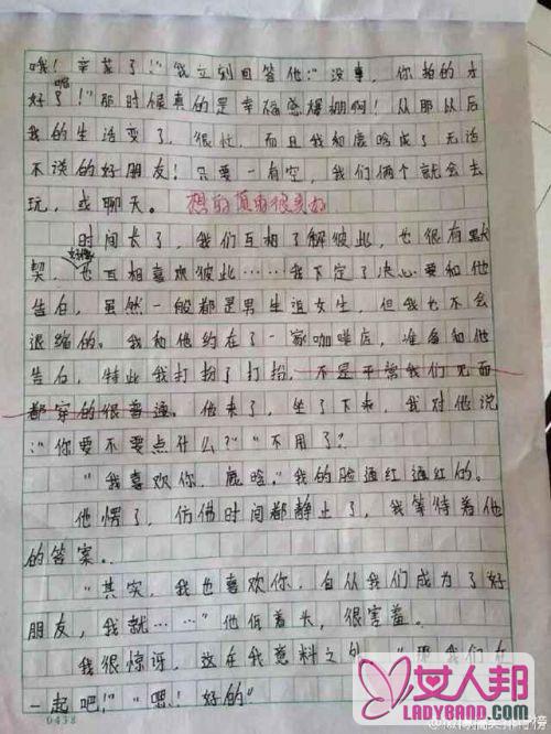 我们班上最着名的女孩_500字