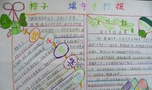 端午节手抄报——端午节快乐_20字