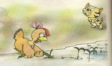 我家的小母鸡_150字