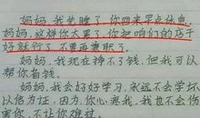 给妈妈的一封信(五年级)_500字