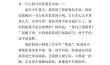 小小的幸福_1000字