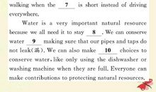 中考英语作文范文：Saving the Earth