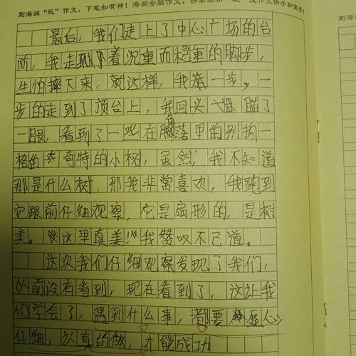 四年级日记：今天真的很开心_500字