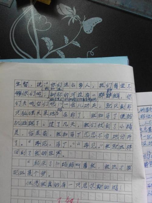 第一个想象力成分：如果我有尼尔斯汉（5）_900字