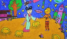 初一想象作文：我的月球生活_800字