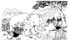 一年级看图写话：摔倒_250字