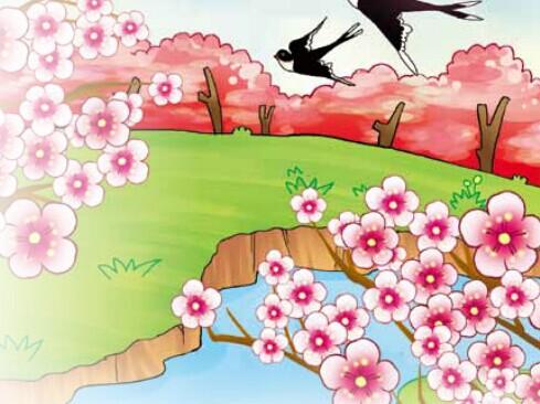 [春天来]桃花园_700字
