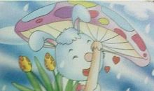 一年级想象作文：小白兔的蘑菇伞_450字