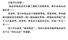 2009年高考作文模拟练习题及写作思路点拨