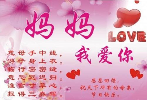 母亲节短信大全 - 谢谢你的短信