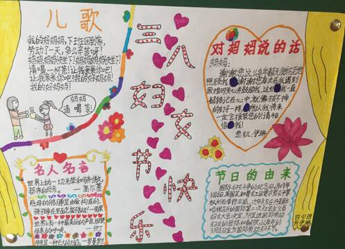 庆祝3月8日妇女节手写报纸