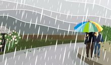 关于雨的作文：一场大暴雨_600字