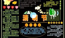 清明节黑板报：清明节扫墓_20字