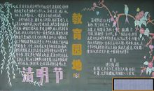 清明节黑板报：寒食节_20字