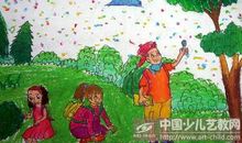 愉快的郊游_250字