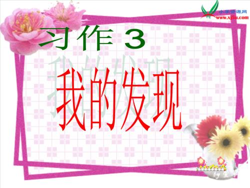 发现的组成：我的新发现_500字