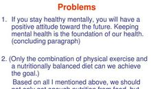 The Way to Keep Healthy