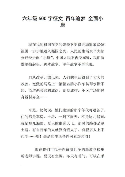 梦想_600字