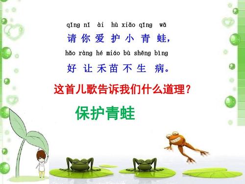 一年级组成：小青蛙_150字