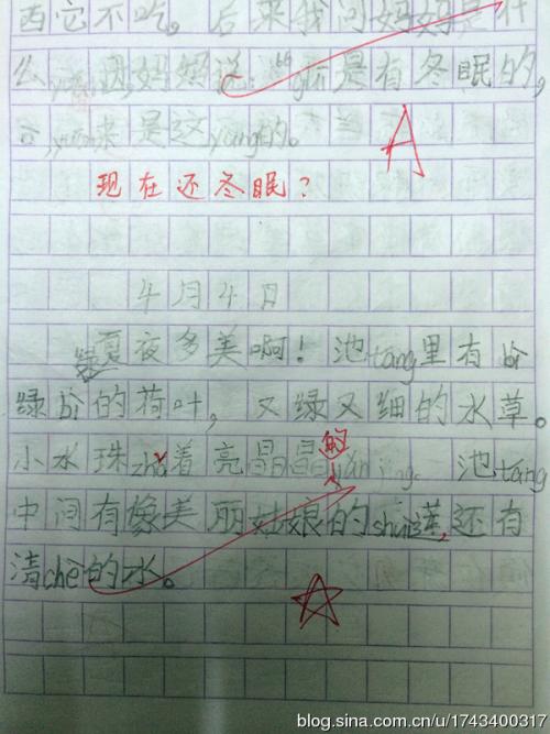 一年级日记：睡觉_100字