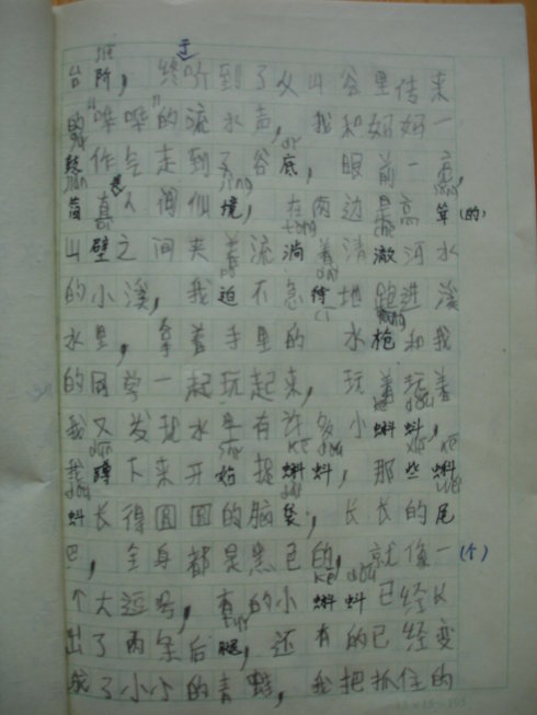 二年代英文作物：我的self_350字