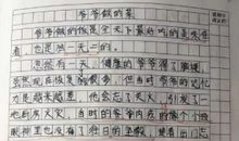 关于爷爷的作文：爷爷的手_800字