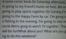 二年英语作文：My Pencil-box_350字