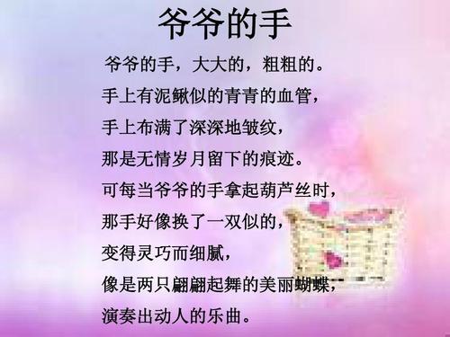 爷爷的手_500字