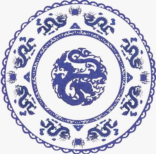 蓝色和白色瓷器_650字