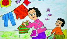 三年级看图作文：妈妈洗衣服_150字