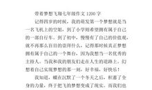 [梦想征文]梦想_1200字