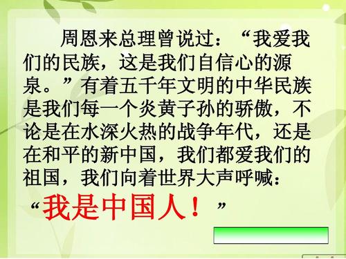 我爱中国，我很自豪，我是中国人。 _1200字