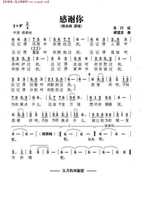 谢谢你最美丽的你