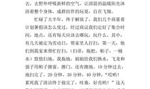 快乐的暑假_1500字