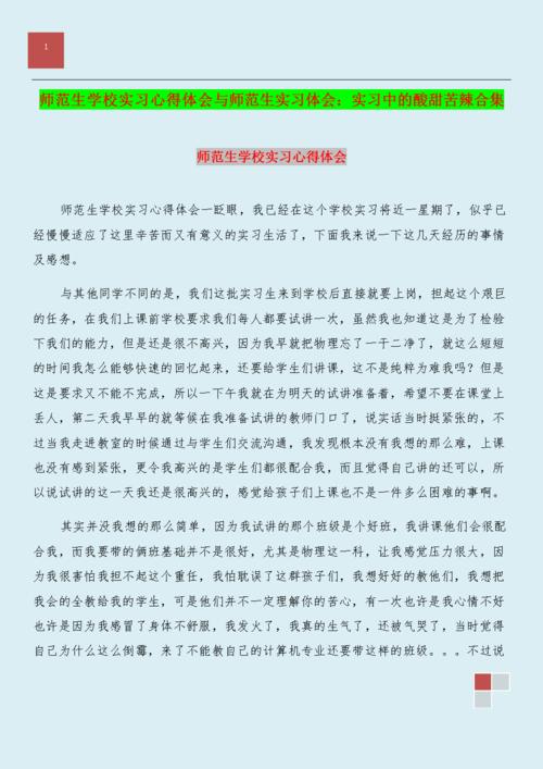 老师的实习经历