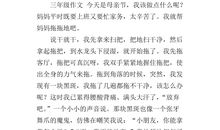 记事作文：妈妈给我做面膜_350字