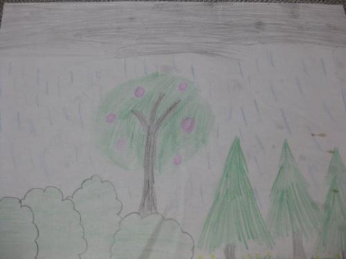 我是一个春天雨点_300字