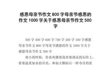 关于母亲节的作文：我的母亲_650字