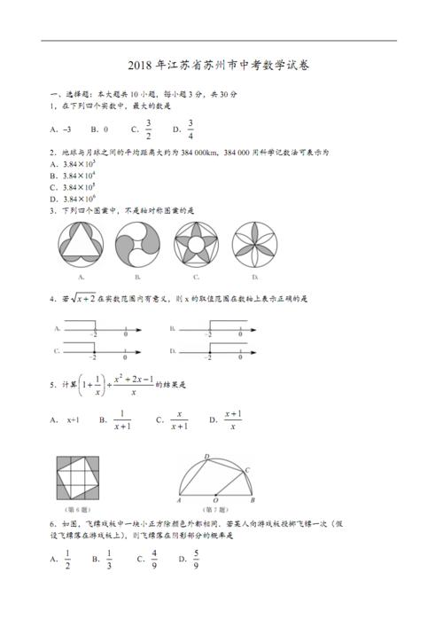 2009江苏省苏州市考试成分问题