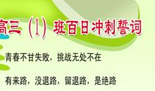 高考冲刺演讲稿：高考百日冲刺学生誓词六_300字