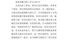 初三写人作文：“南野堂”的善人_900字