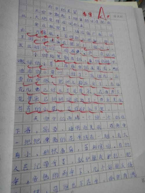 六年级写作组成：夏季_450字