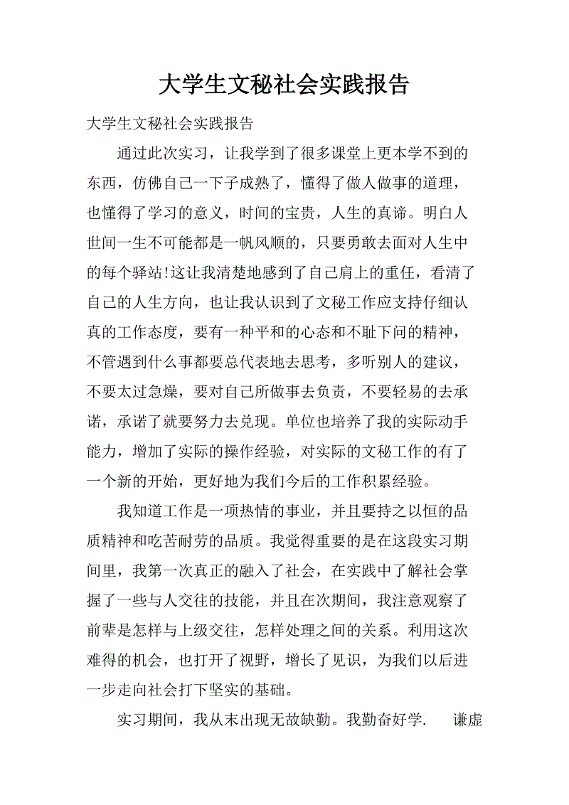 摘要报告_1000字