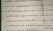 [PK赛]关于童年趣事的作文：我写“遗书”_500字