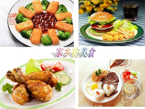 家乡的食物组成抓住食物