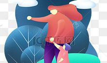 和妈妈手牵手_750字