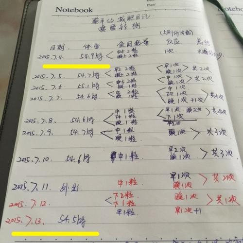 我的减肥日记
