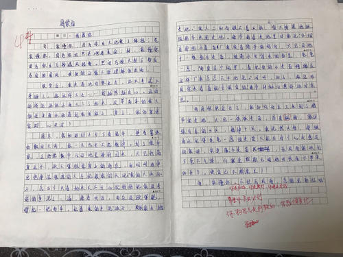 老师，我慢慢读你的作文800字。
